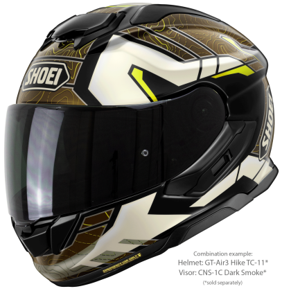 Vizieră Fumurie SHOEI CNS-1C pentru Casca Moto GT-Air 3 · Gri Închis  - 12