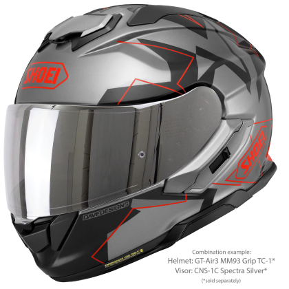 Vizieră cu Efect de Oglindă SHOEI CNS-1C pentru Casca Moto GT-Air 3 · Argintiu  - 15