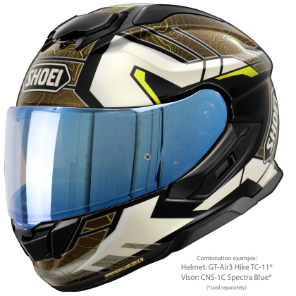 Vizieră cu Efect de Oglindă SHOEI CNS-1C pentru Casca Moto GT-Air 3 · ALBASTRU  - 12