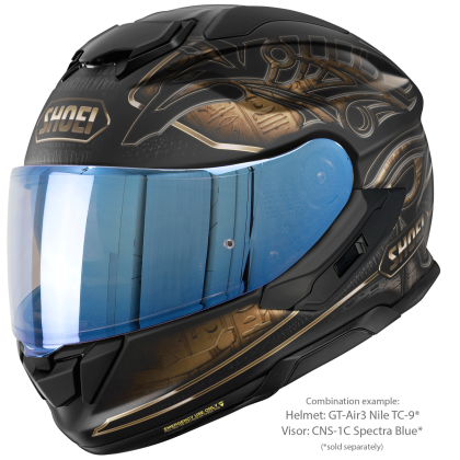 Vizieră cu Efect de Oglindă SHOEI CNS-1C pentru Casca Moto GT-Air 3 · ALBASTRU  - 6