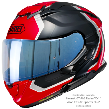 Vizieră cu Efect de Oglindă SHOEI CNS-1C pentru Casca Moto GT-Air 3 · ALBASTRU  - 5