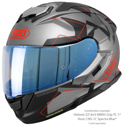 Vizieră cu Efect de Oglindă SHOEI CNS-1C pentru Casca Moto GT-Air 3 · ALBASTRU  - 14