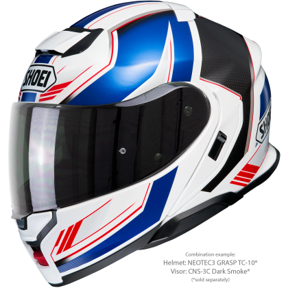 Vizieră Fumurie SHOEI CNS-3C pentru Casca Moto Neotec 3 · Gri Închis  - 7