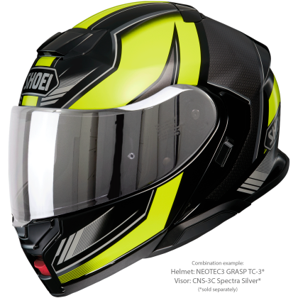 Vizieră cu Efect de Oglindă SHOEI CNS-3C pentru Casca Moto Neotec 3 · Argintiu  - 9