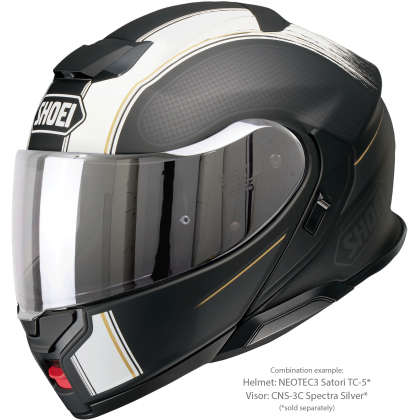 Vizieră cu Efect de Oglindă SHOEI CNS-3C pentru Casca Moto Neotec 3 · Argintiu  - 6