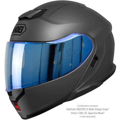Vizieră cu Efect de Oglindă SHOEI CNS-3C pentru Casca Moto Neotec 3 · Albastru  - 13