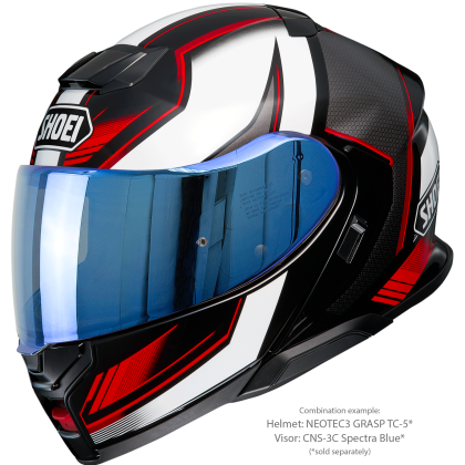 Vizieră cu Efect de Oglindă SHOEI CNS-3C pentru Casca Moto Neotec 3 · Albastru  - 10