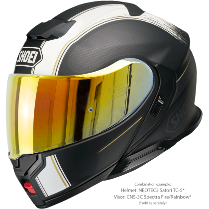 Vizieră cu Efect de Oglindă SHOEI CNS-3C pentru Casca Moto Neotec 3 · Portocaliu  - 9