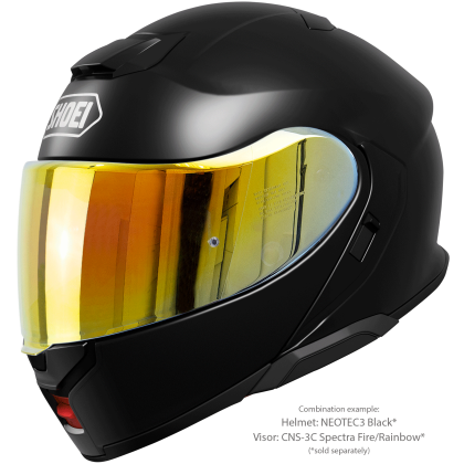 Vizieră cu Efect de Oglindă SHOEI CNS-3C pentru Casca Moto Neotec 3 · Portocaliu  - 11