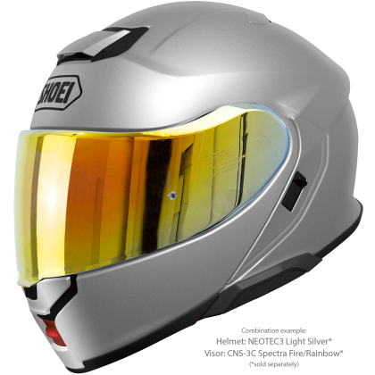 Vizieră cu Efect de Oglindă SHOEI CNS-3C pentru Casca Moto Neotec 3 · Portocaliu  - 15