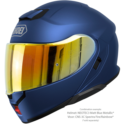 Vizieră cu Efect de Oglindă SHOEI CNS-3C pentru Casca Moto Neotec 3 · Portocaliu  - 17