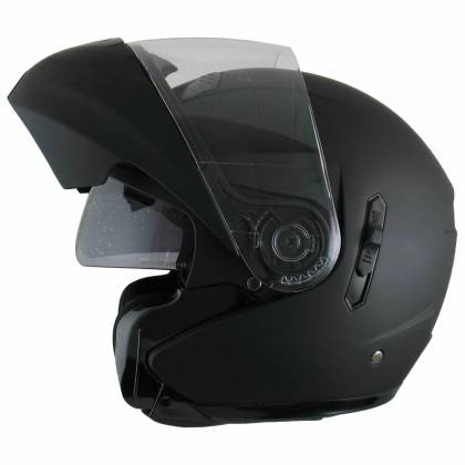 Cască Moto Flip-Up AWAX MODUL ELITE · Negru Mat  - 0