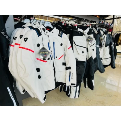 Geacă Moto din Textil GoreTex REVIT VERTICAL GTX · Albastru  - 5