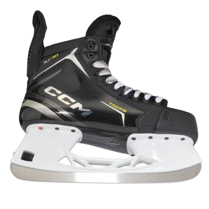 Patine Hochei Jucător, Intermediar, CCM TACKS XF 90 Wide · Negru / Auriu / Galben  - 2