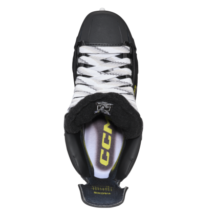 Patine Hochei Jucător, Senior, CCM TACKS XF 80 Wide · Negru / Auriu / Galben  - 3