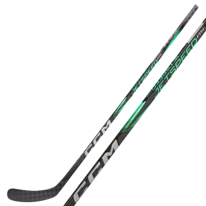 Crosă Hochei Jucător, Senior, CCM JETSPEED FTW · Negru / Verde  - 5