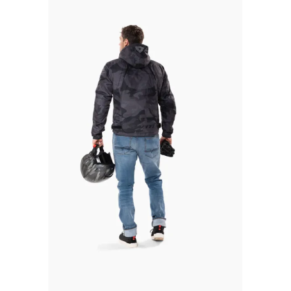 Geacă Moto din Textil REVIT Flare 2 · Verde închis  - 4