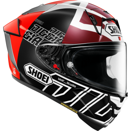 Cască Moto Integrală SHOEI X-SPR PRO Diggia2 TC-1 · Negru / Roșu  - 2