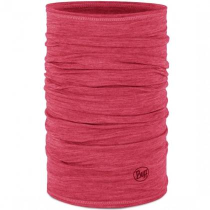 Bandană Tubulară Multifunctională BUFF ORIGINAL LIGHTWEIGHT MERINO WOOL SOLID CYBERPINK 