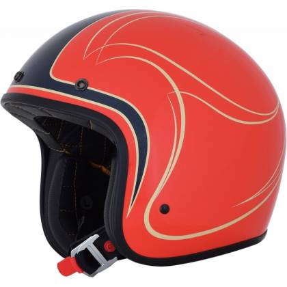 Cască Moto Open-Face AFX FX76 VINTAGE · Portocaliu / Albastru / Bej  - 0