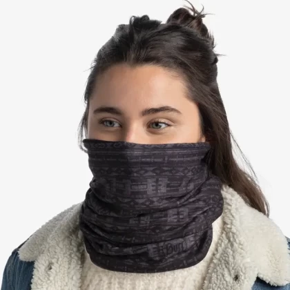 Bandană Tubulară Multifuncțională BUFF ORIGINAL REVERSIBLE POLAR URID BLACK · Negru  - 7