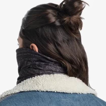 Bandană Tubulară Multifuncțională BUFF ORIGINAL REVERSIBLE POLAR URID BLACK · Negru  - 8