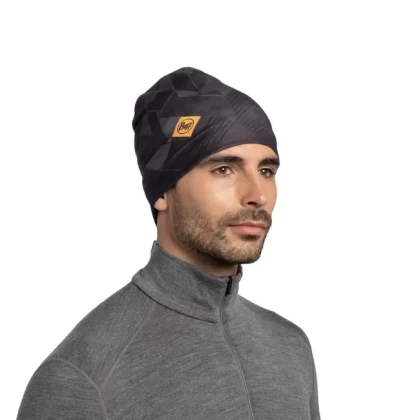 Căciulă BUFF ORIGINAL ECOSTRETCH REVERSIBLE MICOR GRAPHITE · Negru / Gri  - 4
