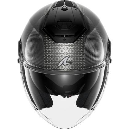 Cască Moto Open Face SHARK RS JET CARBON IKONIK · Negru  - 2