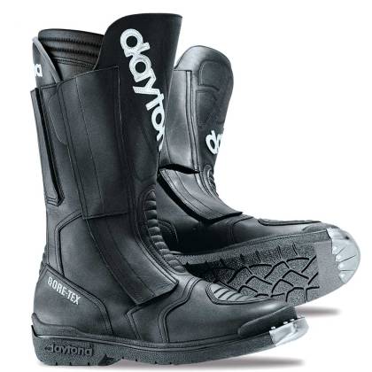Cizme Moto Touring GoreTex & Piele Naturală DAYTONA TRANS OPEN GTX · Negru  - 0