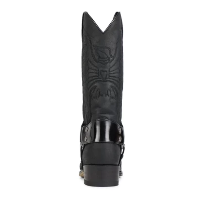 Cizme Cowboy Unisex din Piele Naturală SENDRA BOOTS 7862 58 SETA SPRINTER NEGRO · Negru  - 3