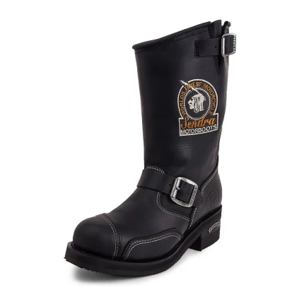 Cizme Moto Chopper din Piele Naturală SENDRA BOOTS 3565 STEEL SPRINTER NEGRO · Negru  - 1