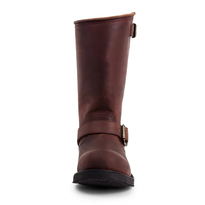 Cizme Moto Chopper din Piele Naturală SENDRA BOOTS 3396 Steel Sprinter 7004 · Maro  - 2