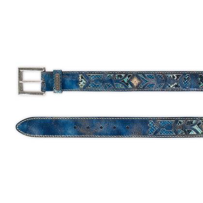 Curea din piele naturala SENDRA 1275 DENVER AZUL-PICARA NIZAL · Albastru  - 1