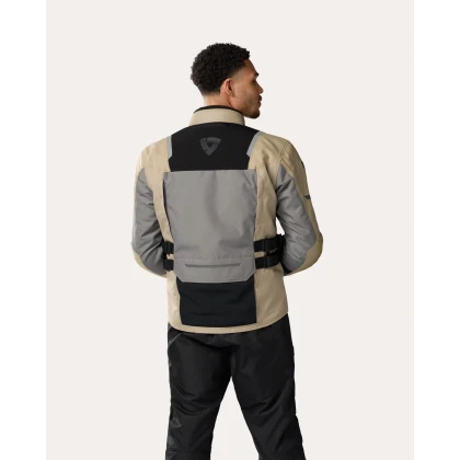 Geacă Moto din Textil REVIT OFFTRACK 2 H2O · Nisipiu / Gri  - 3