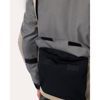 Geacă Moto din Textil REVIT OFFTRACK 2 H2O · Nisipiu / Gri  - 6
