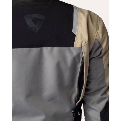 Geacă Moto din Textil REVIT OFFTRACK 2 H2O · Nisipiu / Gri  - 18