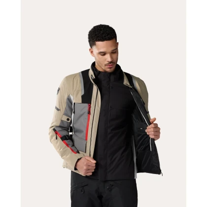 Geacă Moto din Textil REVIT OFFTRACK 2 H2O · Nisipiu / Gri  - 14