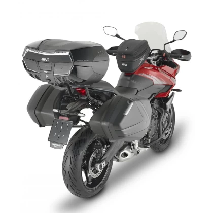 Geantă Moto Topcase GIVI V58N Maxia 5 Monokey 58L · Gri / Negru / Roșu  - 9