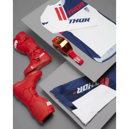 Ochelari Enduro - Cross THOR ACTIVATE · Roșu / Alb  - 1