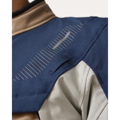 Geacă Moto Touring din Textil REVIT SAND 5 H2O · Argintiu / Albastru / Roșu  - 3