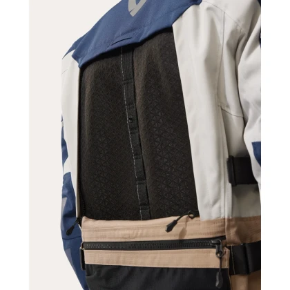 Geacă Moto Touring din Textil REVIT SAND 5 H2O · Nisipiu / Albastru  - 11