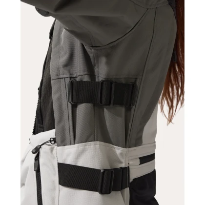 Geacă Moto Damă Touring din Textil REVIT SAND 5 H2O LADIES · Nisipiu / Albastru  - 9