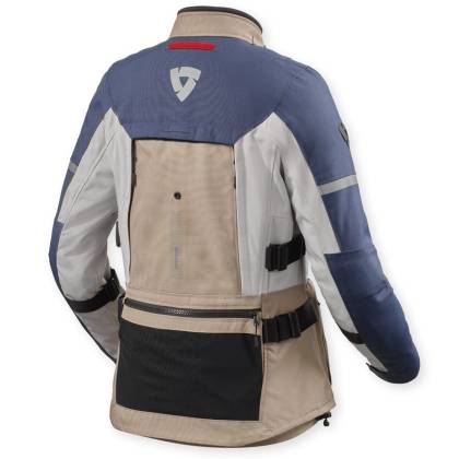 Geacă Moto Damă Touring din Textil REVIT SAND 5 H2O LADIES · Nisipiu / Albastru  - 1