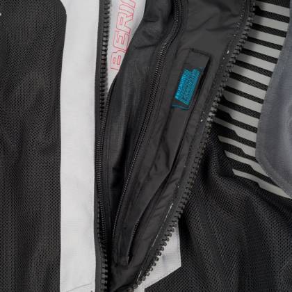 Geacă Moto de Vară din Textil BERING BAKUNDU · Gri / Negru / Roșu  - 3