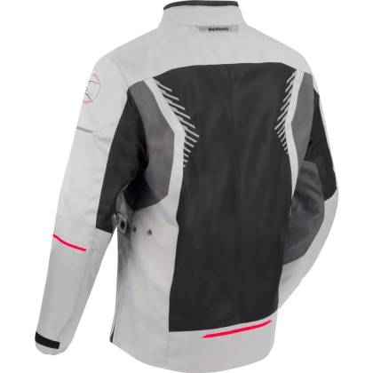 Geacă Moto de Vară din Textil BERING BAKUNDU · Gri / Negru / Roșu  - 1