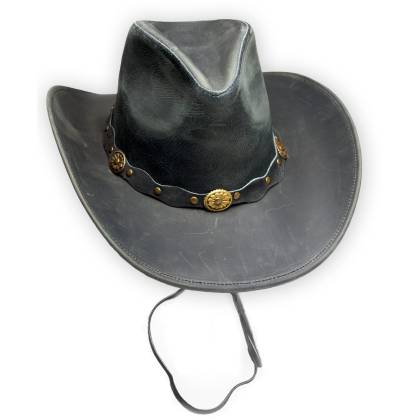 Pălărie Cowboy din Piele WILD WEST Chonco LFI-514 
