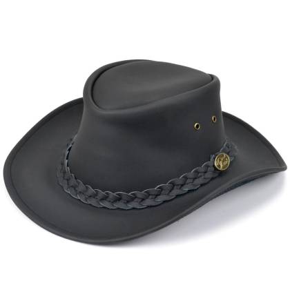 Pălărie Cowboy din Piele WILD WEST Bushman 