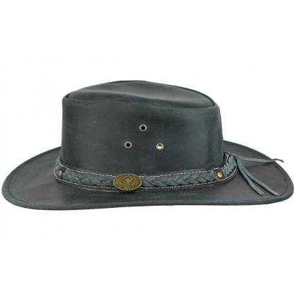 Pălărie Cowboy din Piele WILD WEST Williams · Negru  - 1