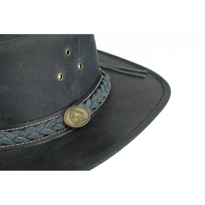 Pălărie Cowboy din Piele WILD WEST Williams · Negru  - 3