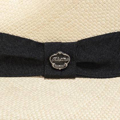 Pălărie Cowboy din Paie tip Panama WILD WEST LINUS · Alb  - 2